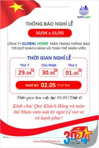THÔNG BÁO LỊCH NGHỈ LỄ GIỖ TỔ HÙNG VƯƠNG &amp; 30/4 – 1/5