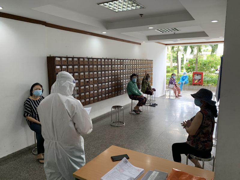 Ti&ecirc;m vaccine tại chung cư, nhiều c&aacute;i lợi